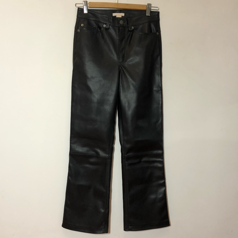 H&M faux leather pants